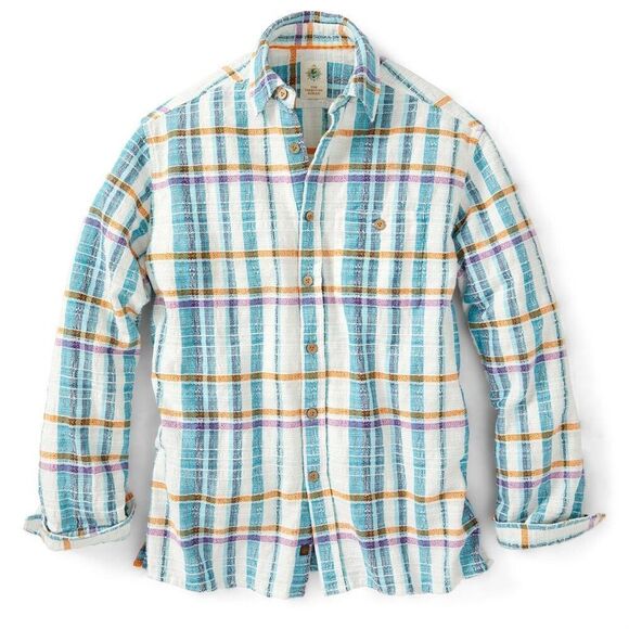 The Territory Ahead Tall Idyllic Island Life Plaid Shirt size XL Tall - Picture 1 of 11